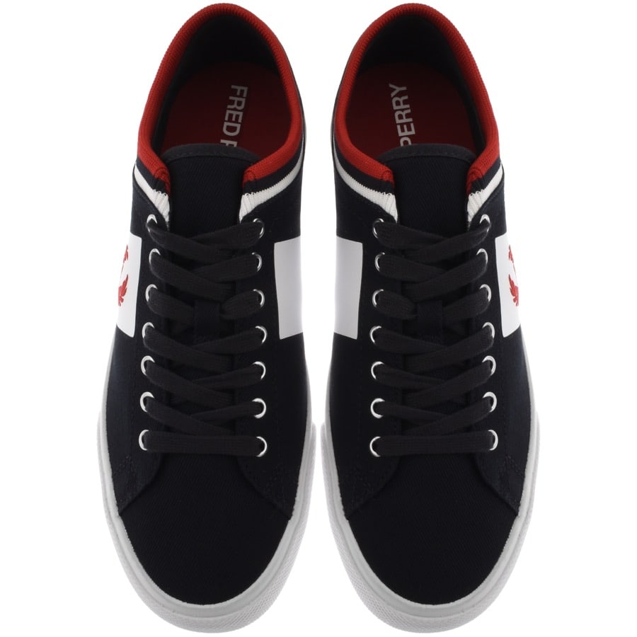 Alternative Image for ProductFred Perry Underspin Tipped Cuff Trainers Navy3